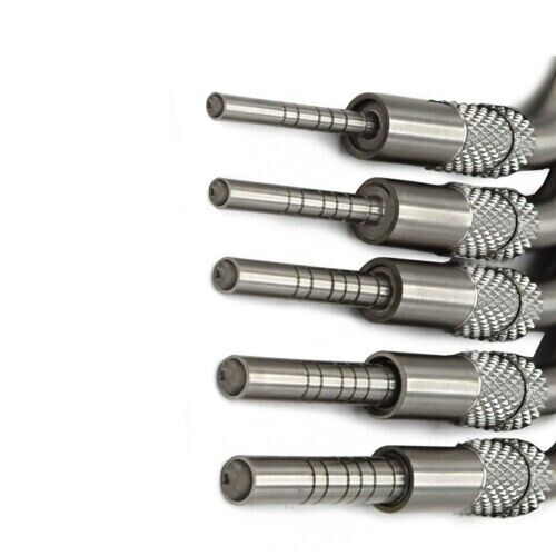 Set of 5 Sinus Lift Osteotome Kit Offset Concave Tips Dental Implant toolkit CE